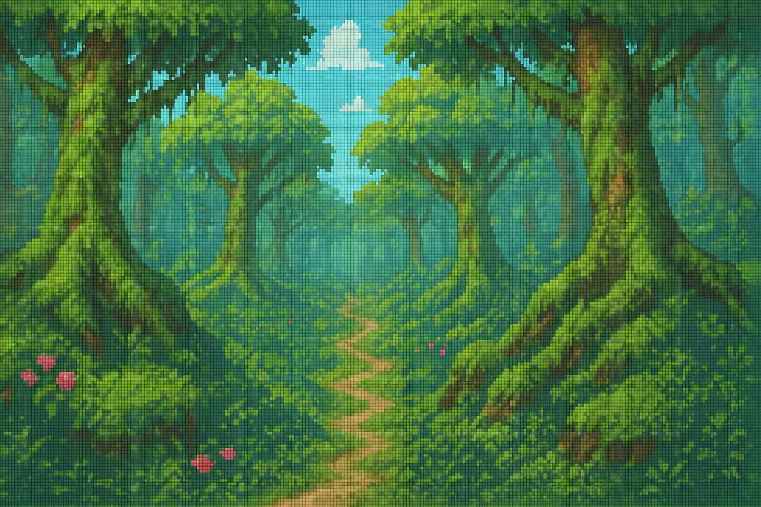 Pixel Art Forest